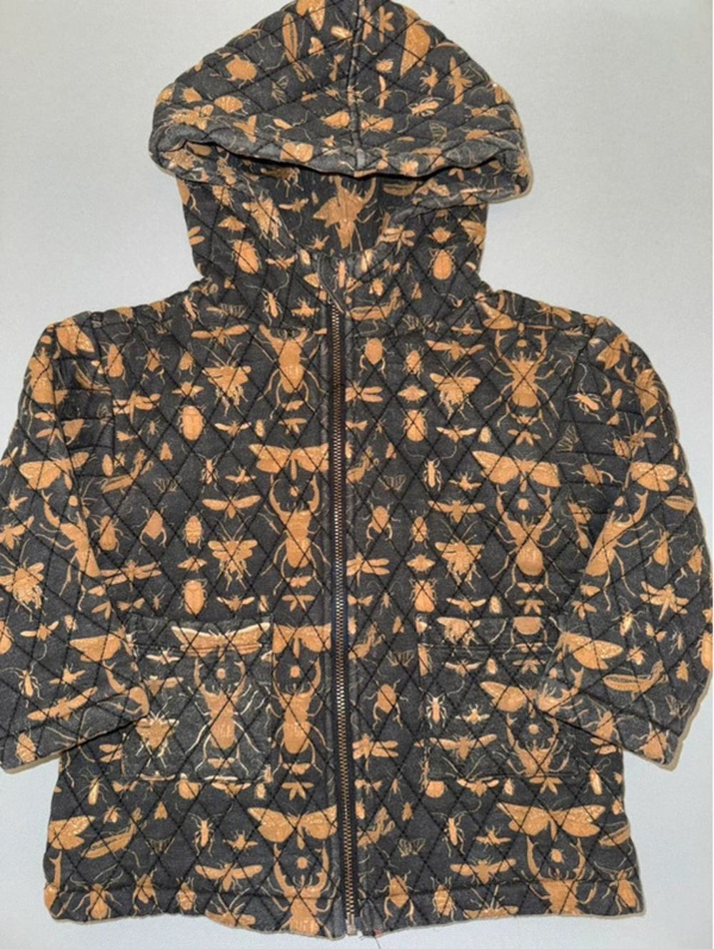 Kate Quinn 2T modal Quilted insect print jacket